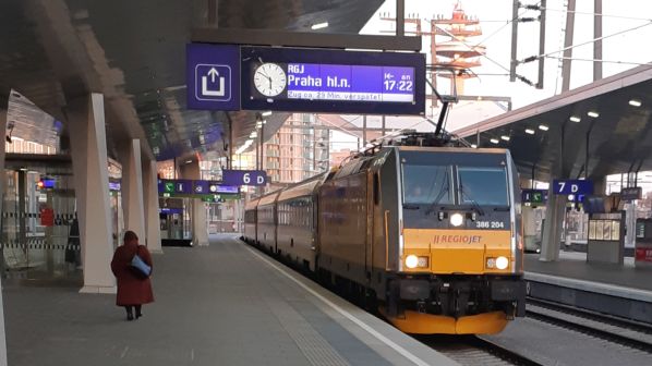 Prague to Vienna Train