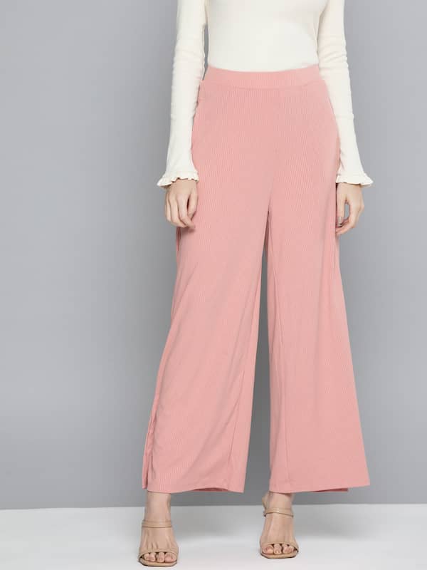 The wide-leg trousers