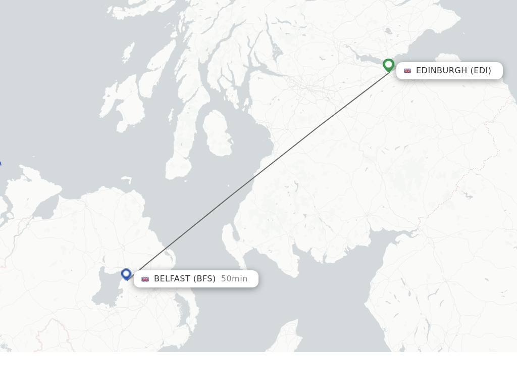 Flights from Edinburgh to Belfast