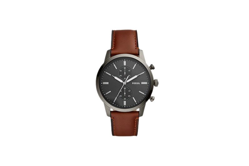 Fossil Townsman Watch Amber Leather Watch