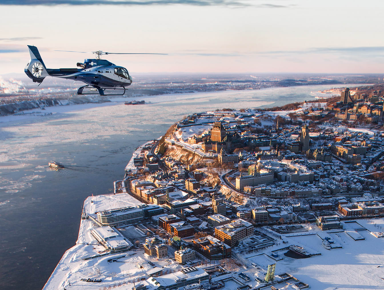 Helicoptering in Quebec