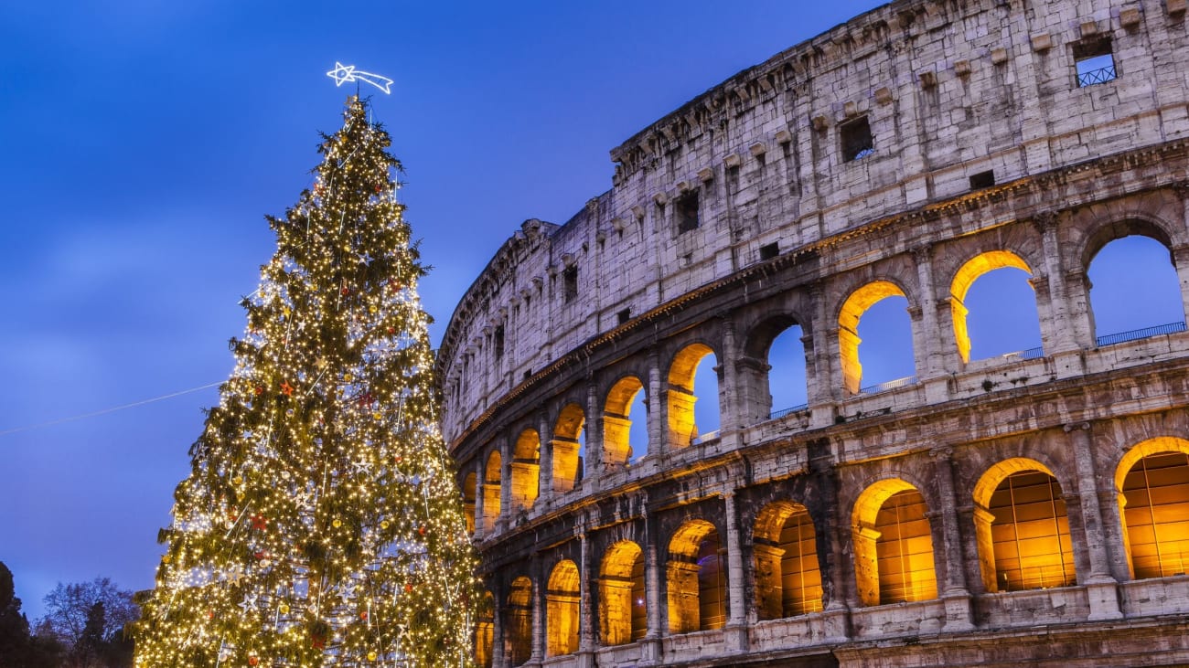 Rome, Italy - Christmas in majestic surroundings