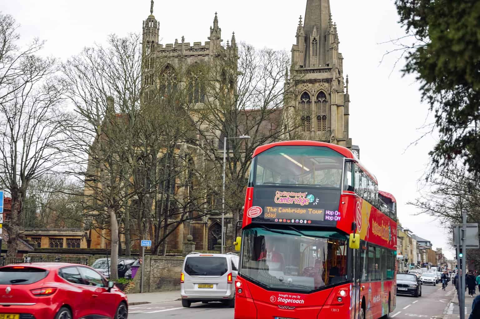 Cambridge to London by Bus