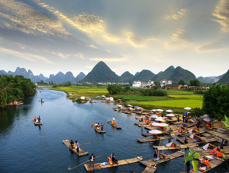 Cruising the Li River, Guilin